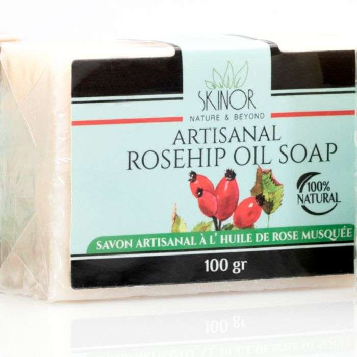 SKINOR SAVON NATUREL ROSE MUSQUEE 100 G SKINOR SAVON NATUREL ROSE MUSQUEE 100 G