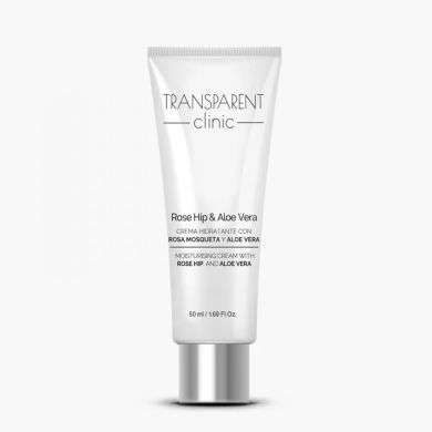 TRANSPARENT CLINIC CREME HYDRATANTE ROSE HIP ET ALOE VERA 50 ML TRANSPARENT CLINIC CREME HYDRATANTE ROSE HIP ET ALOE VERA 50 ML