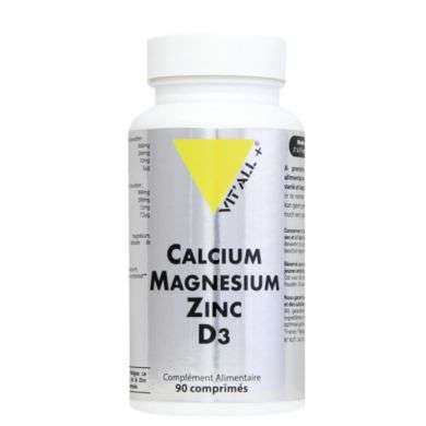 VITALL+ ZINC CALCIUM MAGNESIUM ZINC D3 90 COMPRIMES VITALL+ ZINC CALCIUM MAGNESIUM ZINC D3 90 COMPRIMES