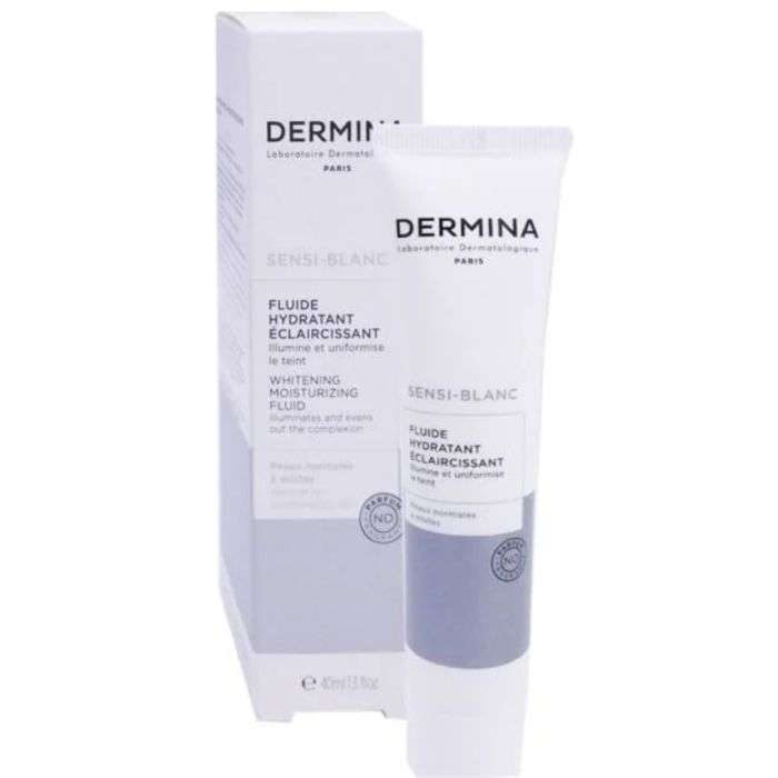 DERMINA SENSI BLANC FLUIDE HYDRATANT ECLAIRCISSANT 40 ML DERMINA SENSI BLANC FLUIDE HYDRATANT ECLAIRCISSANT 40 ML