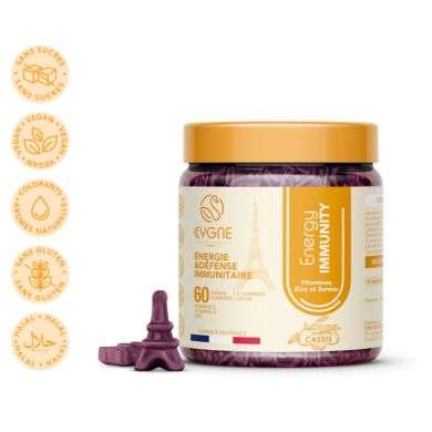 CYGNE PARIS ENERGY IMMUNITY 60 GUMMIES VEGAN CYGNE PARIS ENERGY IMMUNITY 60 GUMMIES VEGAN