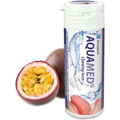 MIRADENT AQUAMED CHEWING GUM FRUIT DE PASSION MIRADENT AQUAMED CHEWING GUM FRUIT DE PASSION