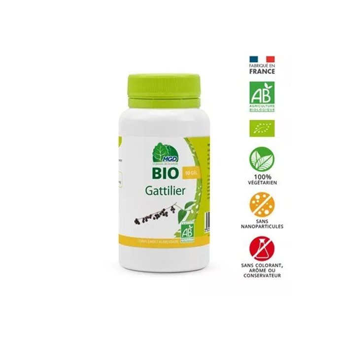 MGD NATURE BIO BIO GATTILIER 90 GÉLULES MGD NATURE BIO BIO GATTILIER 90 GÉLULES