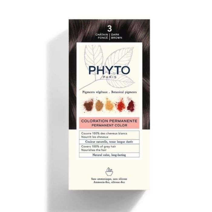 PHYTO COLOR KIT COLORATION 3 CHATAIN FONCEE PHYTO COLOR KIT COLORATION 3 CHATAIN FONCEE