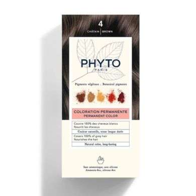 PHYTO COLOR KIT COLORATION 4 CHATAIN  PHYTO COLOR KIT COLORATION 4 CHATAIN