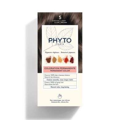 PHYTO COLOR KIT COLORATION 5 CHATAIN CLAIR  PHYTO COLOR KIT COLORATION 5 CHATAIN CLAIR