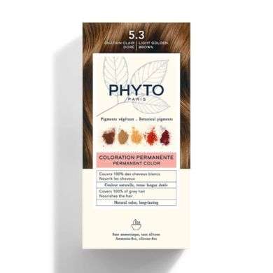 PHYTO COLOR KIT COLORATION 5.3 CHATAIN CLAIR DORE PHYTO COLOR KIT COLORATION 5.3 CHATAIN CLAIR DORE