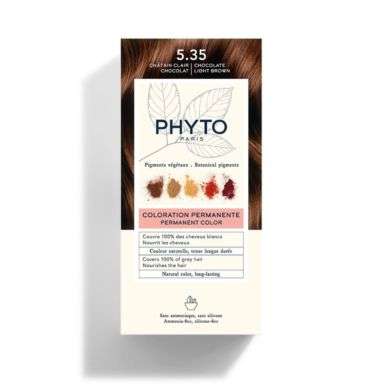 PHYTO COLOR KIT COLORATION 5.35 CHATAIN CLAIR CHOCOLAT PHYTO COLOR KIT COLORATION 5.35 CHATAIN CLAIR CHOCOLAT