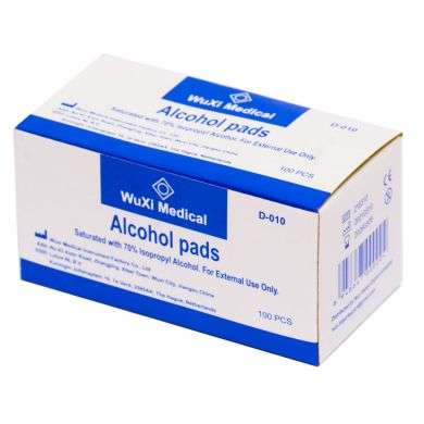 WUXI MEDICAL TAMPONS D'ALCOOL 100 PIECES WUXI MEDICAL TAMPONS D'ALCOOL 100 PIECES