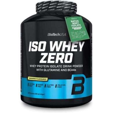 BIOTECHUSA ISO WHEY ZERO GOUT DE BANANE 2270 GRAMS BIOTECHUSA ISO WHEY ZERO GOUT DE BANANE 2270 GRAMS