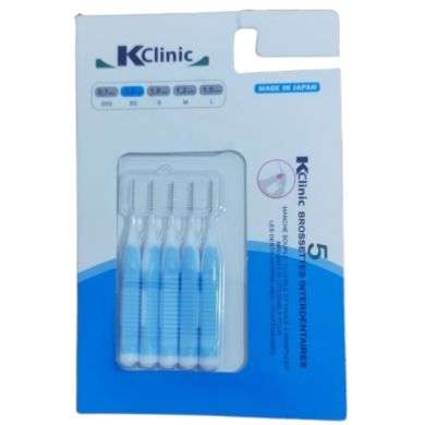 KIN BROSSETTES INTERDENTAIRES BLEU 0.8 MM 5 UNITES KIN BROSSETTES INTERDENTAIRES BLEU 0.8 MM 5 UNITES