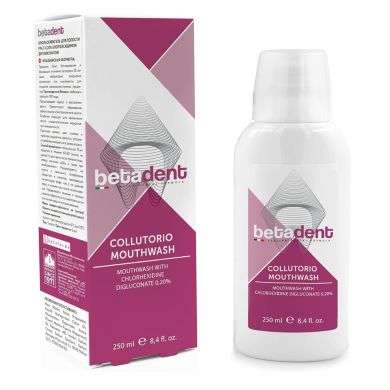 BETADENT BAIN DE BOUCHE WHITE CLOREXIDINE 0.20% 250 ML BETADENT BAIN DE BOUCHE WHITE CLOREXIDINE 0.20% 250 ML