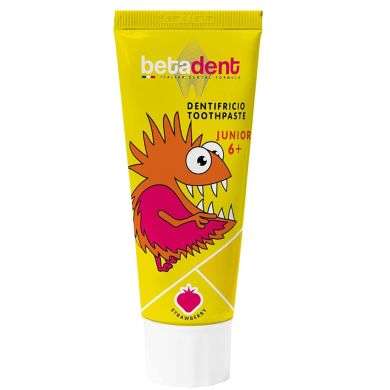 BETADENT DENTIFRICE JUNIOR 6ANS+ GOUT FRAISE 75 ML BETADENT DENTIFRICE JUNIOR 6ANS+ GOUT FRAISE 75 ML