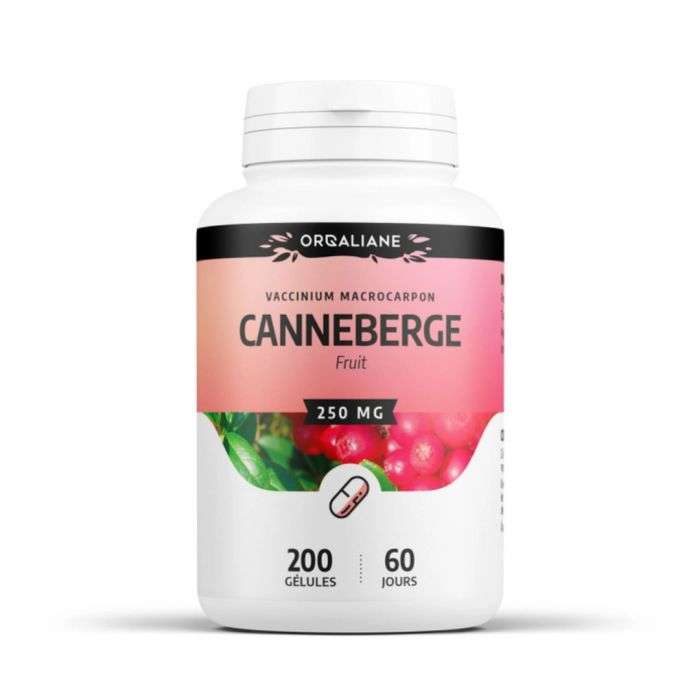 GPH CANNEBERGE FRUIT 200 GELULES 250 MG GPH CANNEBERGE FRUIT 200 GELULES 250 MG