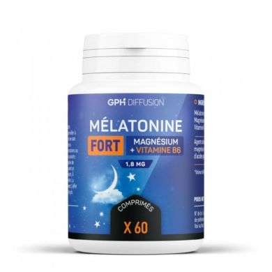 GPH MELATONINE FORT MAGNESIUM + VITAMINE B6 60COMPRIMES  GPH MELATONINE FORT MAGNESIUM + VITAMINE B6 60COMPRIMES