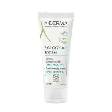 ADERMA BIOLOGY AC HYDRA CREME COMPENSATRICE ULTRA APAISANTE 40ML ADERMA BIOLOGY AC HYDRA CREME COMPENSATRICE ULTRA APAISANTE 40ML
