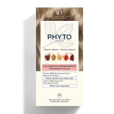 PHYTO COLOR KIT COLORATION 8.1 BLOND CLAIR CENDRE PHYTO COLOR KIT COLORATION 8.1 BLOND CLAIR CENDRE