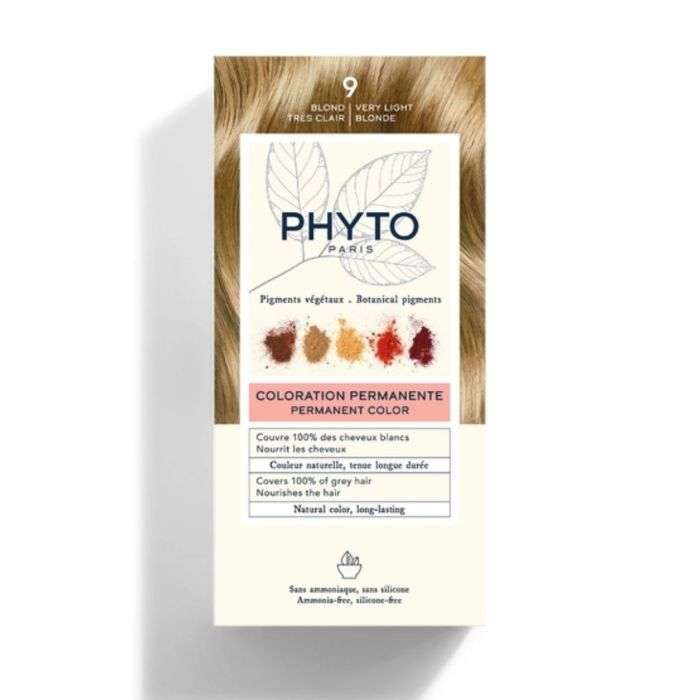 PHYTO COLOR KIT COLORATION 9 BLOND TRES CLAIR PHYTO COLOR KIT COLORATION 9 BLOND TRES CLAIR