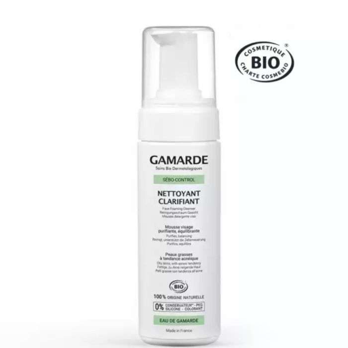 GAMARDE NETTOYANT CLARIFIANT MOUSSE VISAGE 160 ML