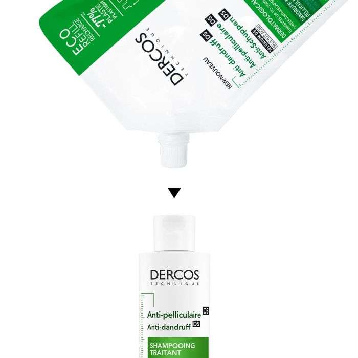 VICHY DERCOS ANTI PELLICULAIRE SHAMPOING CHEVEUX GRAS RECHARGE 500ML VICHY DERCOS ANTI PELLICULAIRE SHAMPOING CHEVEUX GRAS RECHARGE 500ML