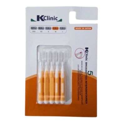 KIN KCLINIC BROSSETTES INTERDENTAIRES ORANGE 1.2 MM 5 UNITES KIN KCLINIC BROSSETTES INTERDENTAIRES ORANGE 1.2 MM 5 UNITES