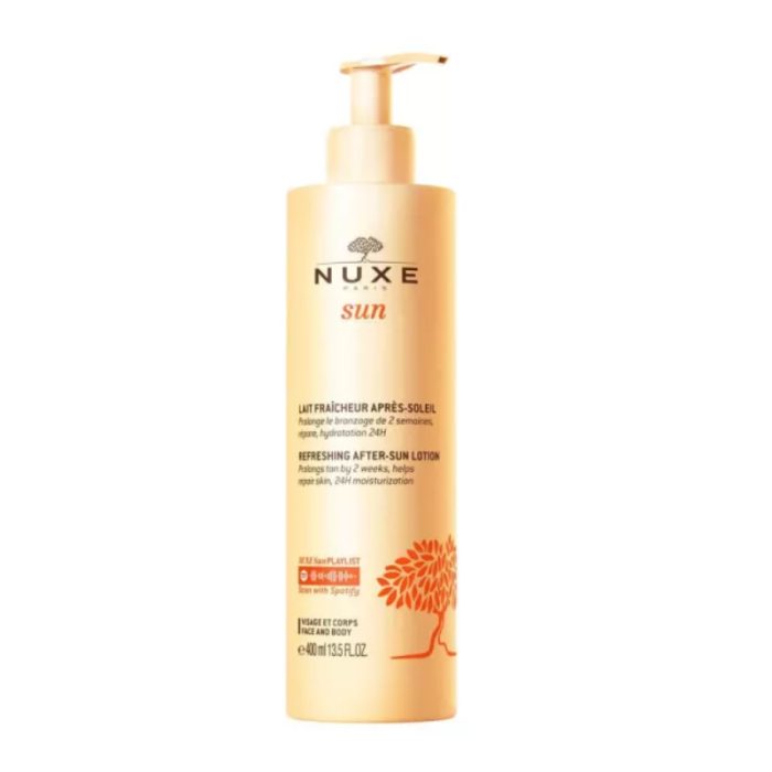 crème solaire NUXE SUN Lait fraîcheur après-soleil visage et corps 400ML crème solaire NUXE SUN Lait fraîcheur après-soleil visage et corps 400ML