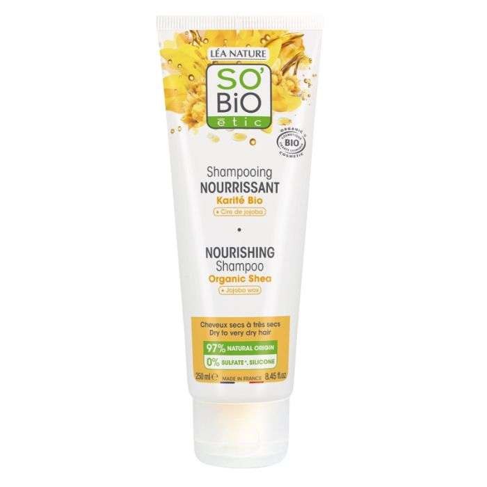 SO BIO SHAMPOING NOURRISSANT KARITES BIO 250 ML SO BIO SHAMPOING NOURRISSANT KARITES BIO 250 ML