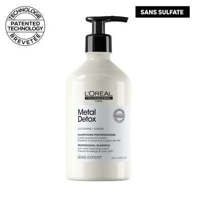 L'OREAL PROFESSIONNEL METAL DETOXSHAMPOING PROFESSIONNEL SANS SULFATE 500 ML L'OREAL PROFESSIONNEL METAL DETOXSHAMPOING PROFESSIONNEL SANS SULFATE 500 ML