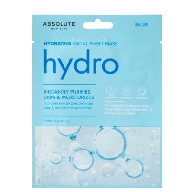 ABSOLUTE NEW YORK HYDRO MASQUE HYDRATANT ABSOLUTE NEW YORK HYDRO MASQUE HYDRATANT