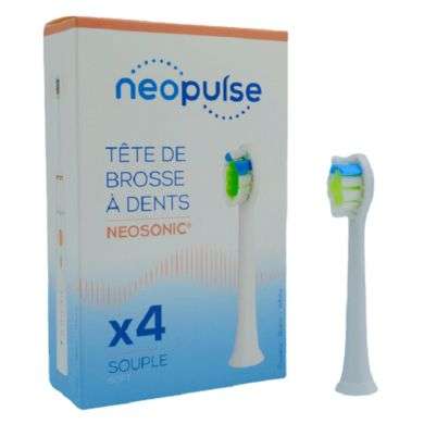 NEOPULSE TETE DE BROSSE A DENTS NEOSONIC 4 SOUPLE NEOPULSE TETE DE BROSSE A DENTS NEOSONIC 4 SOUPLE