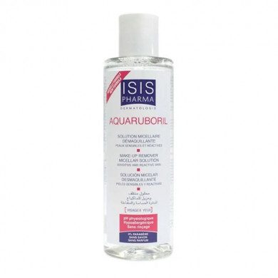 Isispharma AQUARUBORIL Solution micellaire démaquillante 200 ml  Isispharma AQUARUBORIL Solution micellaire démaquillante 200 ml