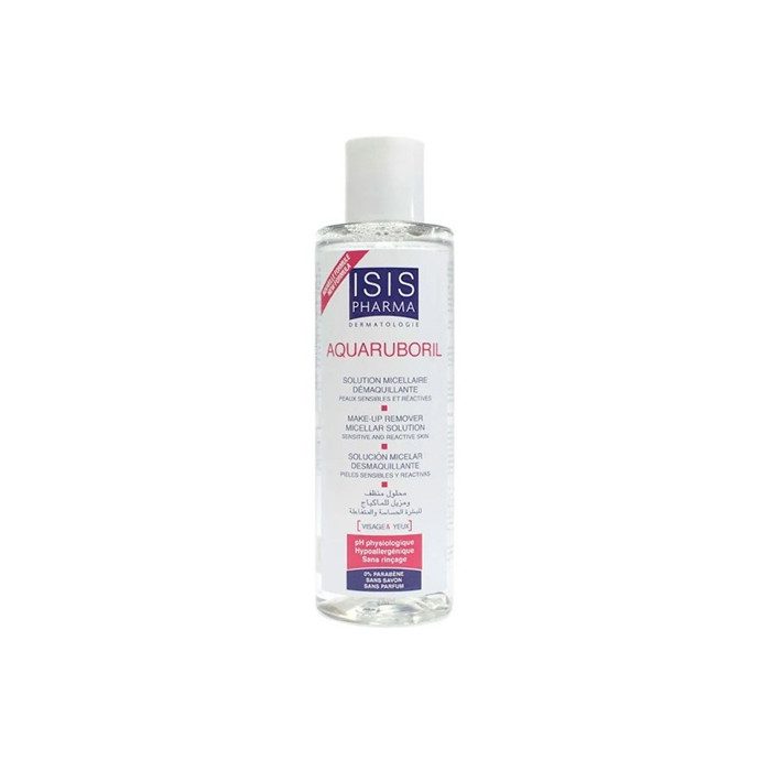 Isispharma AQUARUBORIL Solution micellaire démaquillante 200 ml 
