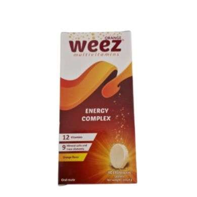 WEEZ MULTIVITAMINES GOUT ORANGE 40 EFFERVESCENT WEEZ MULTIVITAMINES GOUT ORANGE 40 EFFERVESCENT