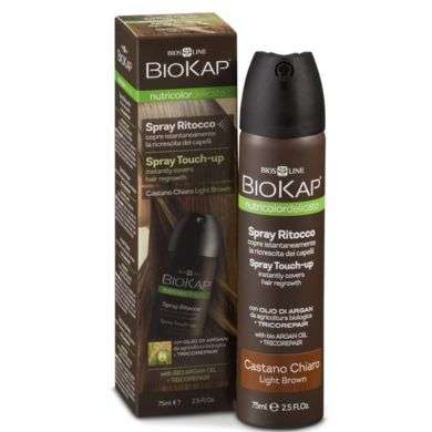 BIOKAP NUTRICOLOR SPRAY RETOUCHE CHATAIN CLAIRE 75 ML BIOKAP NUTRICOLOR SPRAY RETOUCHE CHATAIN CLAIRE 75 ML