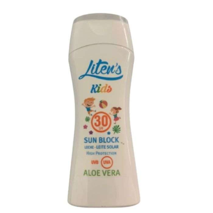 LITENS SUN BLOCK LAIT SOLAIRE KIDS SPF 30 ALOE VERA 150 ML