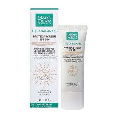 MARTIDERM PROTEOS CREME SOLAIRE TEINTE SPF 50+ 40 ML MARTIDERM PROTEOS CREME SOLAIRE TEINTE SPF 50+ 40 ML