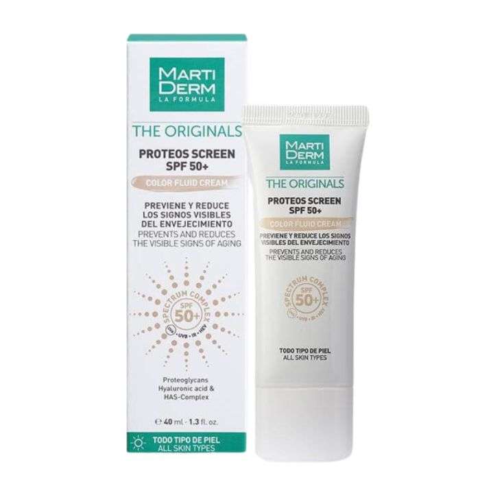 MARTIDERM PROTEOS CREME SOLAIRE TEINTE SPF 50+ 40 ML MARTIDERM PROTEOS CREME SOLAIRE TEINTE SPF 50+ 40 ML