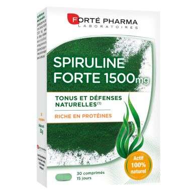 FORTE PHARMA SPIRULINE FORTE 1500 MG RICHE EN PROTEINES 30 COMPRIMES FORTE PHARMA SPIRULINE FORTE 1500 MG RICHE EN PROTEINES 30 COMPRIMES
