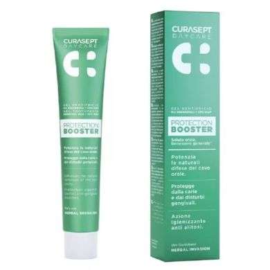 CURASEPT PROTECTION BOOSTER GEL DENTIFRICE INVASION DES HERBES 75 ML CURASEPT PROTECTION BOOSTER GEL DENTIFRICE INVASION DES HERBES 75 ML