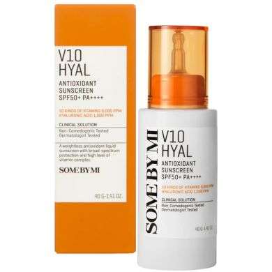 SOMEBYMI V 10 HYAL ANTIOXIDANT SUNSCREEN SPF 50+ 40 G SOMEBYMI V 10 HYAL ANTIOXIDANT SUNSCREEN SPF 50+ 40 G