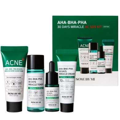 SOMEBYMI AHA BHA PHA 30 DAYS MIRACLE AC SOS KIT SOMEBYMI AHA BHA PHA 30 DAYS MIRACLE AC SOS KIT