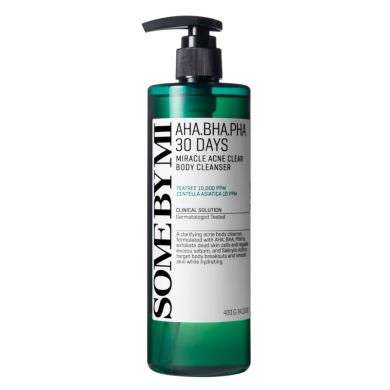 SOMEBYMI AHA BHA PHA 30 DAYS MIRACLE ACNE CLEAR BODY CLEANSER 400 G SOMEBYMI AHA BHA PHA 30 DAYS MIRACLE ACNE CLEAR BODY CLEANSER 400 G