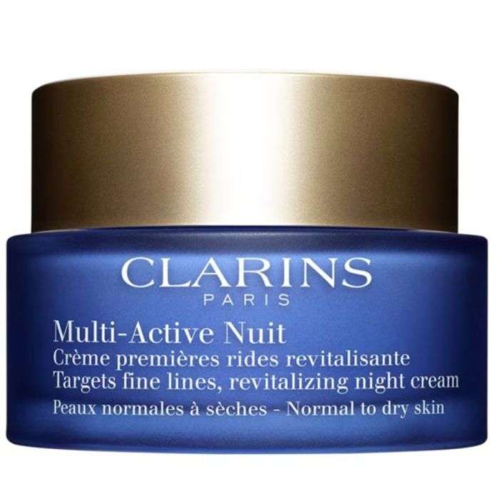CLARINS MULTI ACTIVE NUIT CREME PREMIERES RIDES REVITALISANTE PEAUX NORMALES A MIXTES 50 ML CLARINS MULTI ACTIVE NUIT CREME PREMIERES RIDES REVITALISANTE PEAUX NORMALES A MIXTES 50 ML