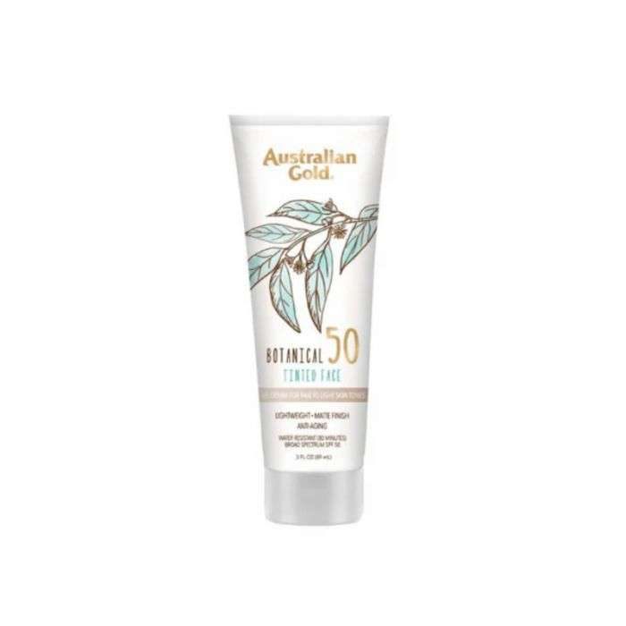 AUSTRALIAN GOLD LOTION SOLAIRE VISAGE TEINTE BOTANIQUE SPF 50 PEAU CLAIRE A ILLUMINEE 89 ML AUSTRALIAN GOLD LOTION SOLAIRE VISAGE TEINTE BOTANIQUE SPF 50 PEAU CLAIRE A ILLUMINEE 89 ML