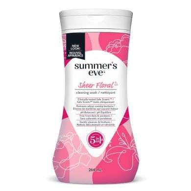 SUMMERS EVE CLEANSING WASH SEHEER FLORAL GEL 266 ML SUMMERS EVE CLEANSING WASH SEHEER FLORAL GEL 266 ML