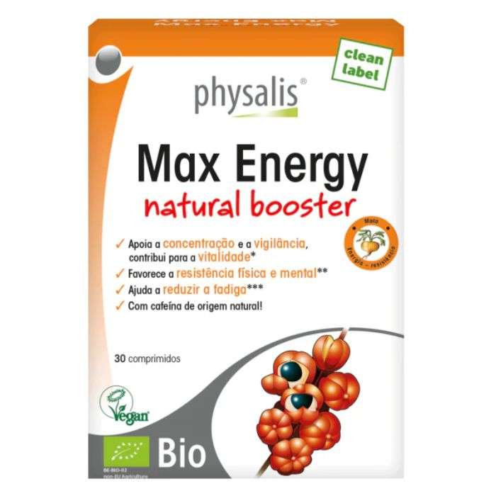PHYSALIS MAX ENERGY NATURAL BOOSTER 30 TABLETS PHYSALIS MAX ENERGY NATURAL BOOSTER 30 TABLETS