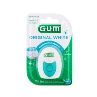 GUM DENTAIRE ORIGINAL WHITE FLUORE ET ANTI COLORATION 30 M REF 2040 GUM DENTAIRE ORIGINAL WHITE FLUORE ET ANTI COLORATION 30 M REF 2040