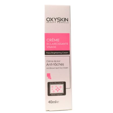 OXYSKIN CREME ECLAIRCISSANTE VISAGE ANTI TACHES 40 ML OXYSKIN CREME ECLAIRCISSANTE VISAGE ANTI TACHES 40 ML