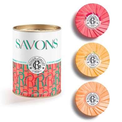 ROGER ET GALLET ASSORTIMENT 3 SAVONS POPE ORANGE ROGER ET GALLET ASSORTIMENT 3 SAVONS POPE ORANGE