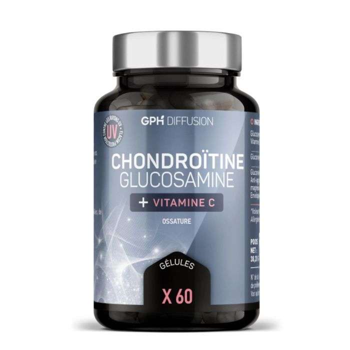 GPH CHONDROITINE GLUCOSAMINE + VITAMINE C 60 GELULES GPH CHONDROITINE GLUCOSAMINE + VITAMINE C 60 GELULES